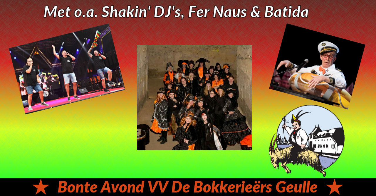 Bonte avond VV Bokkerrieers Geulle