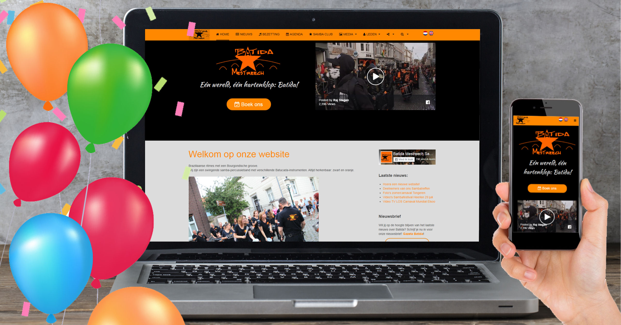 Hoera nieuwe website