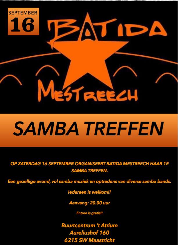 Poster Samba Treffen Batida 170916